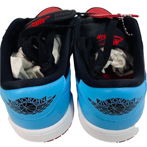 Nike Air Jordan 1 Low OG WMNS UNC Chicago Black Powder Blue CZ0775-046 Sz 5 NEW - Picture 3 of 9